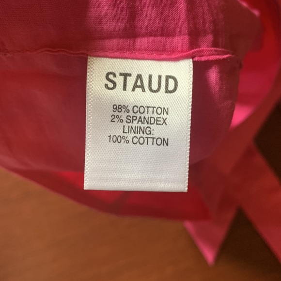 New Staud Hot Pink KAI Halter Twist top- Barbie vibes - Picture 6 of 12